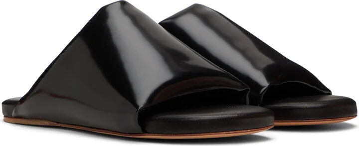 Bottega Veneta Black Cushion Slides - Image 4