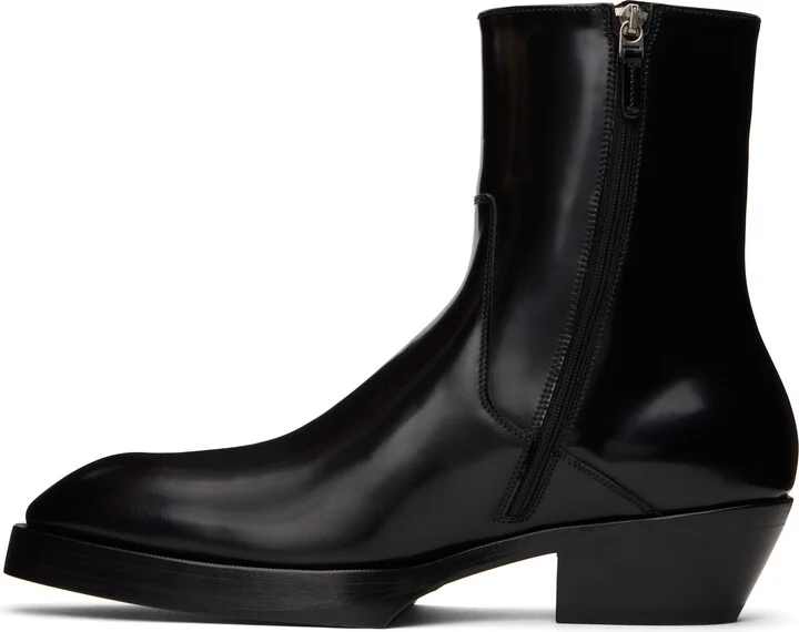 Bottega Veneta Black Dalton Boots - Image 3