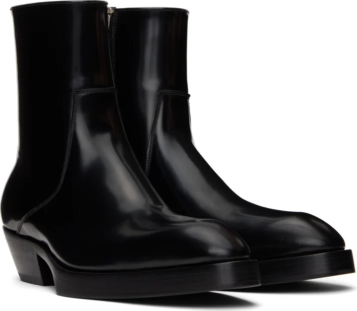 Bottega Veneta Black Dalton Boots - Image 4
