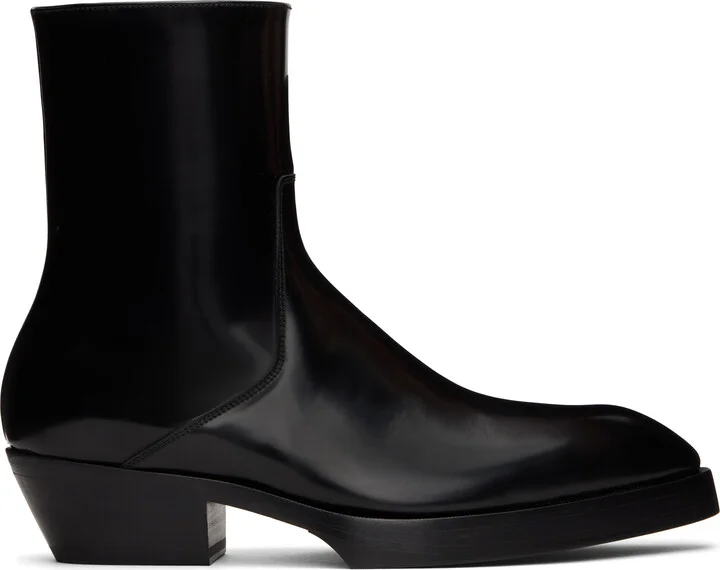 Bottega Veneta Black Dalton Boots