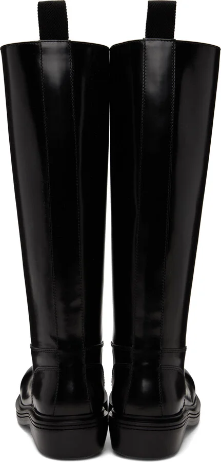 Bottega Veneta Black Fireman Boots - Image 2