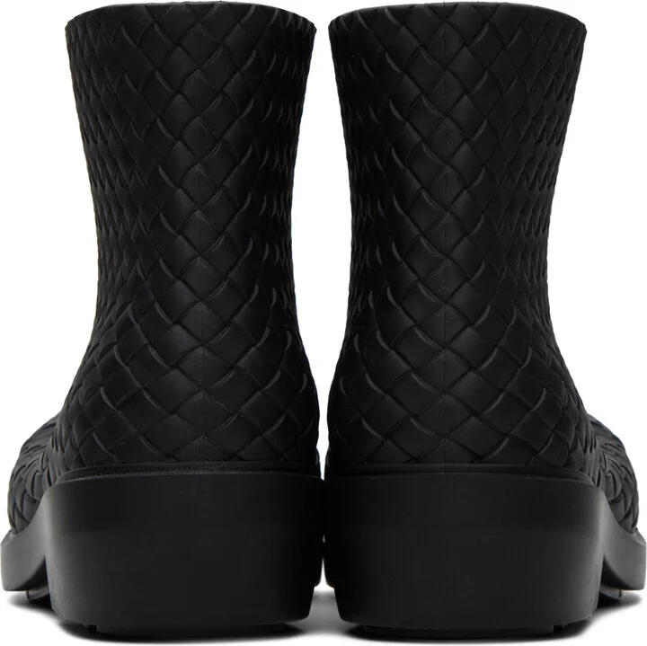 Bottega Veneta Black Fireman Boots - Image 2