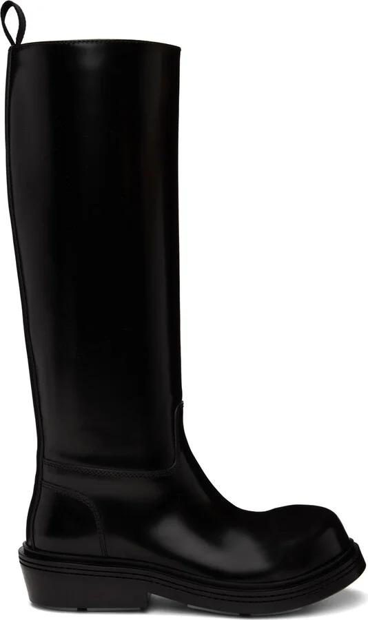 Bottega Veneta Black Fireman Boots