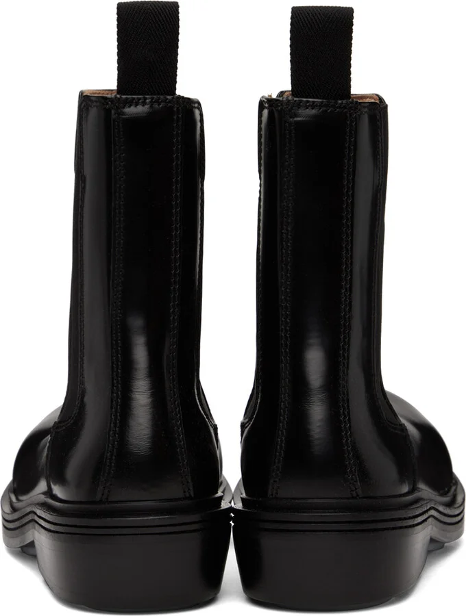 Bottega Veneta Black Fireman Chelsea Boots - Image 2