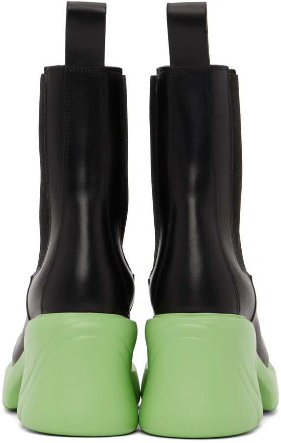 Bottega Veneta Black Flash Chelsea Boots - Image 2