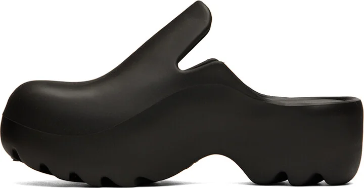 Bottega Veneta Black Flash Clogs - Image 3