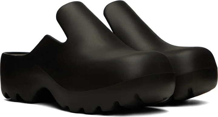Bottega Veneta Black Flash Clogs - Image 4