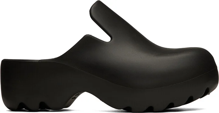 Bottega Veneta Black Flash Clogs