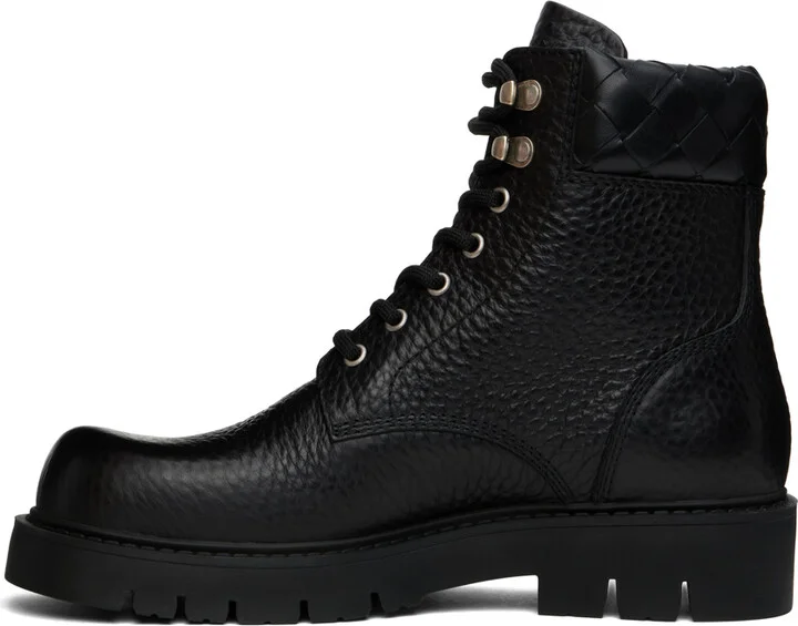 Bottega Veneta Black Haddock Boots - Image 3