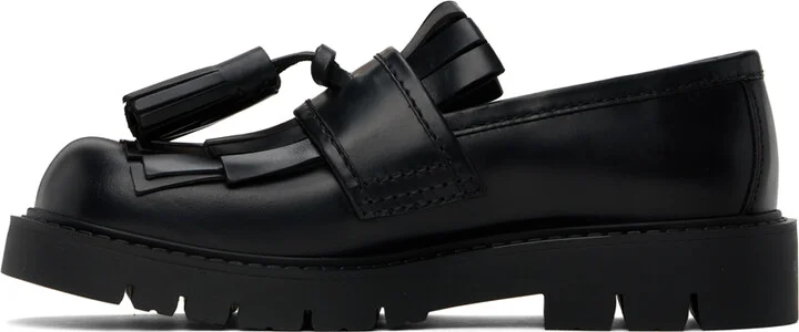 Bottega Veneta Black Haddock Loafers - Image 3