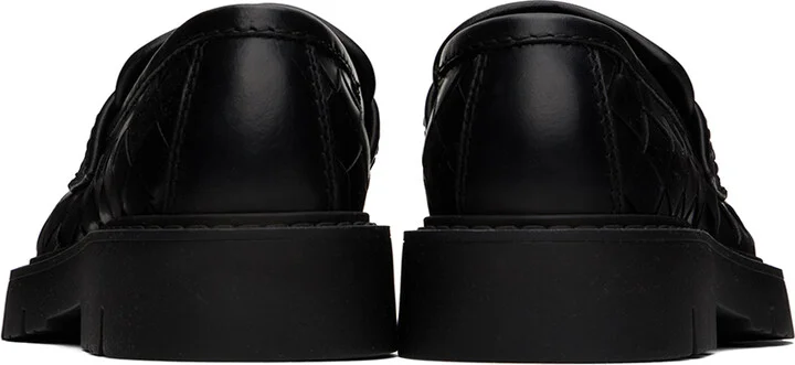Bottega Veneta Black Haddock Loafers - Image 2