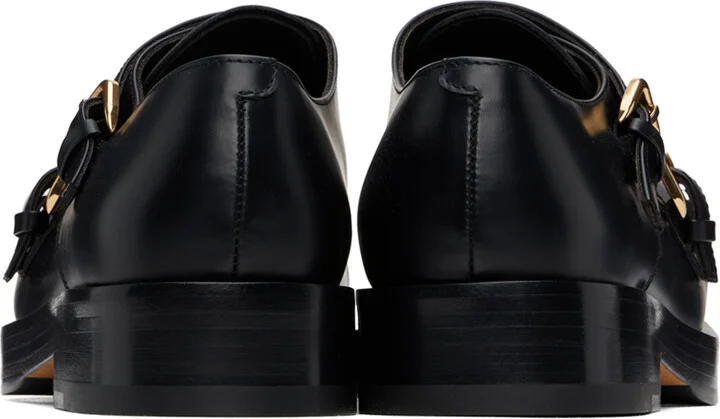 Bottega Veneta Black Helium Monkstraps - Image 2