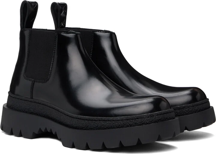 Bottega Veneta Black Highway Chelsea Boots - Image 4