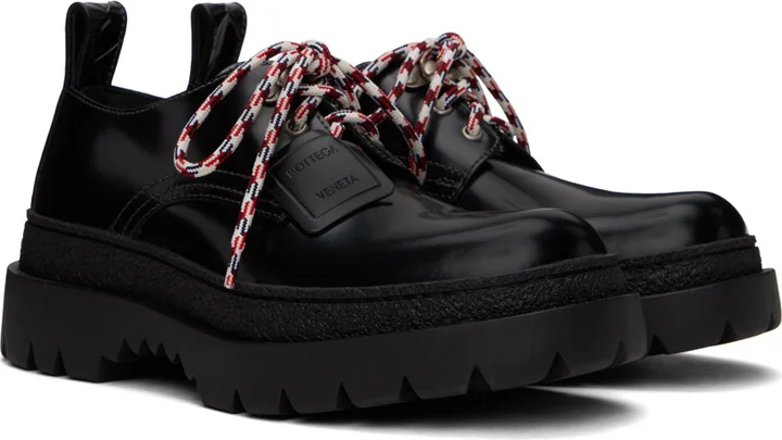 Bottega Veneta Black Highway Lace-Up Derbys - Image 4