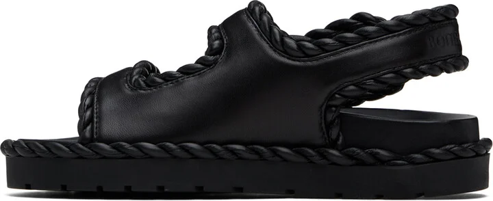 Bottega Veneta Black Jack Flat Sandals - Image 3