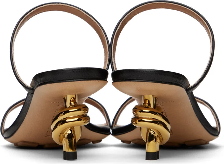 Bottega Veneta Black Knot Mules - Image 2