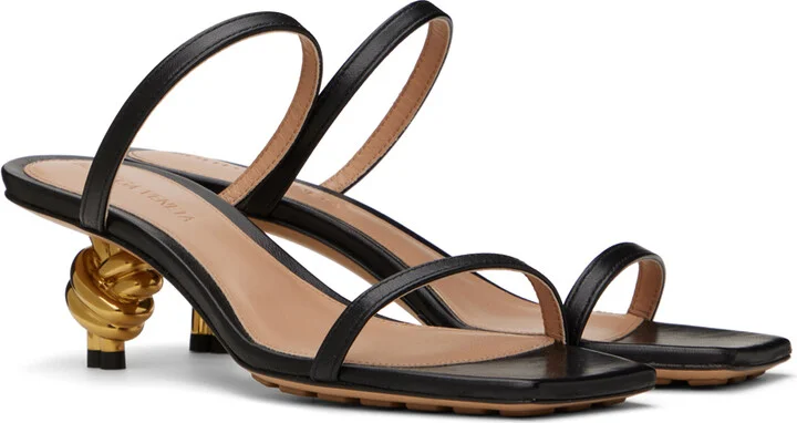 Bottega Veneta Black Knot Mules - Image 4