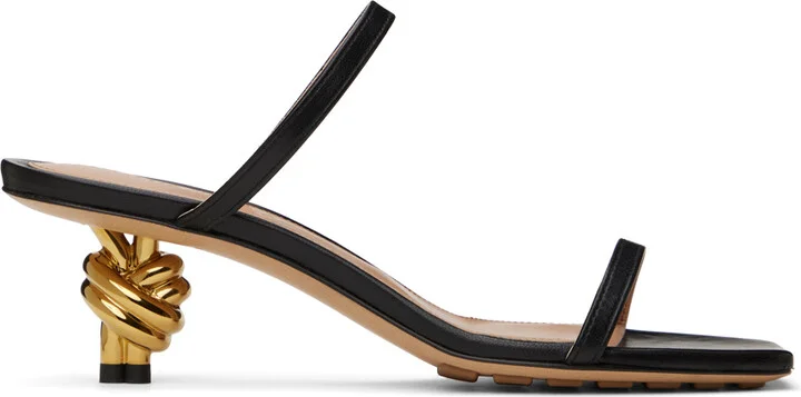 Bottega Veneta Black Knot Mules