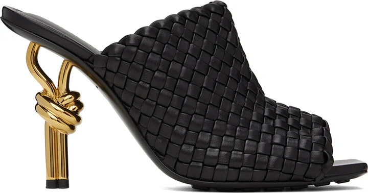Bottega Veneta Black Knot Mules