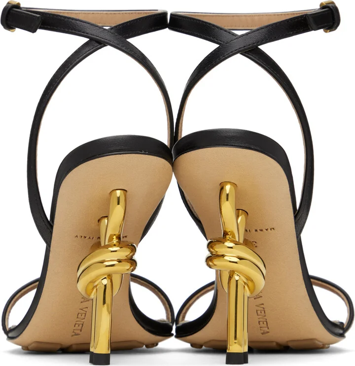 Bottega Veneta Black Knot Sandals - Image 2