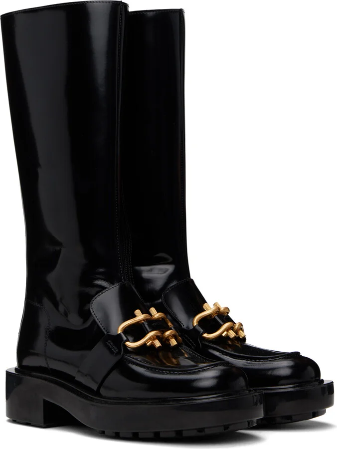 Bottega Veneta Black Monsieur Boots - Image 4