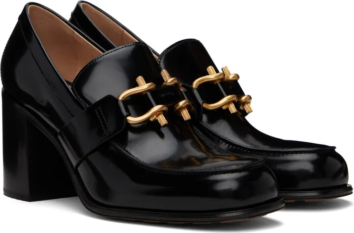 Bottega Veneta Black Monsieur Heels - Image 4