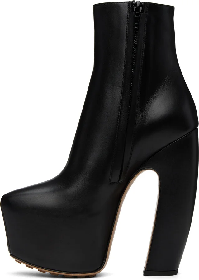 Bottega Veneta Black Mostra Ankle Boot - Image 3
