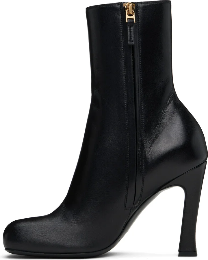 Bottega Veneta Black Nico Ankle Boots - Image 3