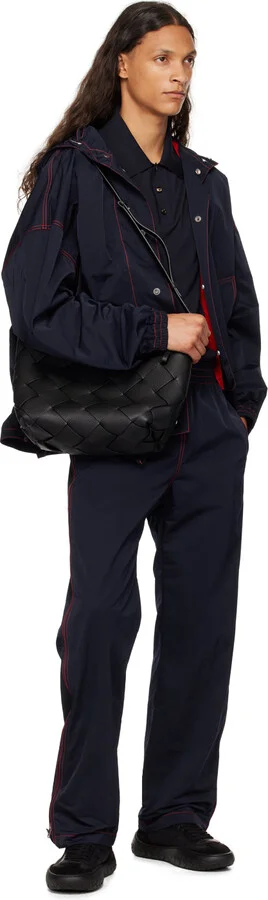 Bottega Veneta Black Nylon & Suede Sneakers - Image 5