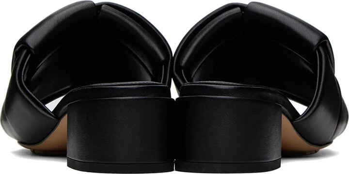 Bottega Veneta Black Patch Mules - Image 2