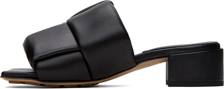 Bottega Veneta Black Patch Mules - Image 3
