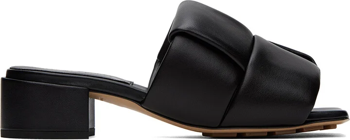 Bottega Veneta Black Patch Mules