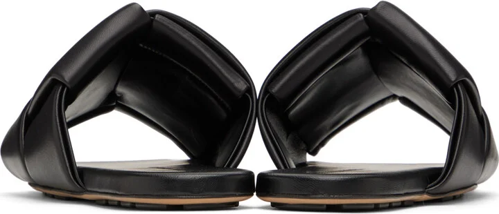 Bottega Veneta Black Patch Sandals - Image 2