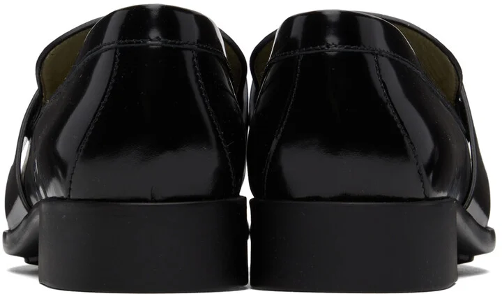 Bottega Veneta Black Patent Madame Loafers - Image 2