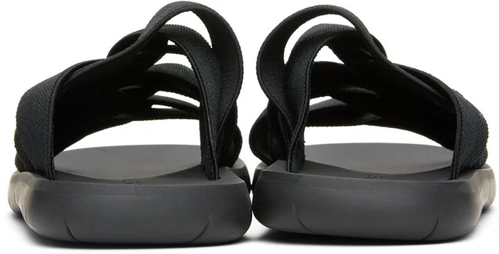 Bottega Veneta Black Plat Sandals - Image 2