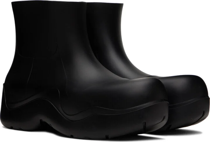 Bottega Veneta Black Puddle Boots - Image 4