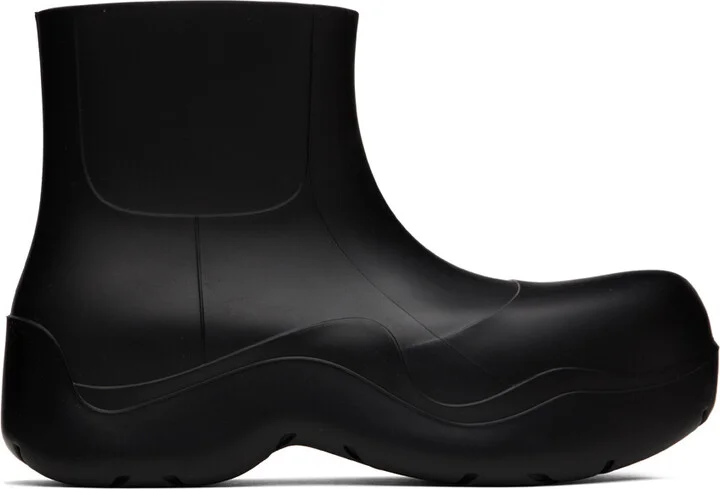 Bottega Veneta Black Puddle Boots