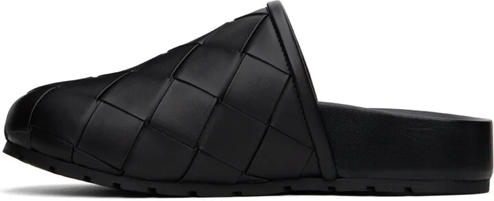 Bottega Veneta Black Reggie Mules - Image 3