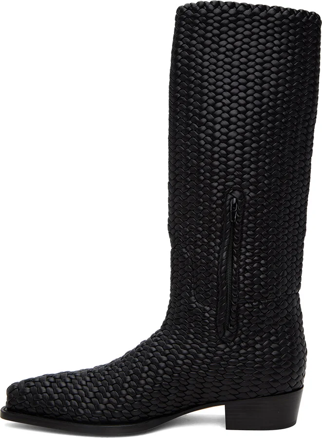 Bottega Veneta Black Ripley Boots - Image 3