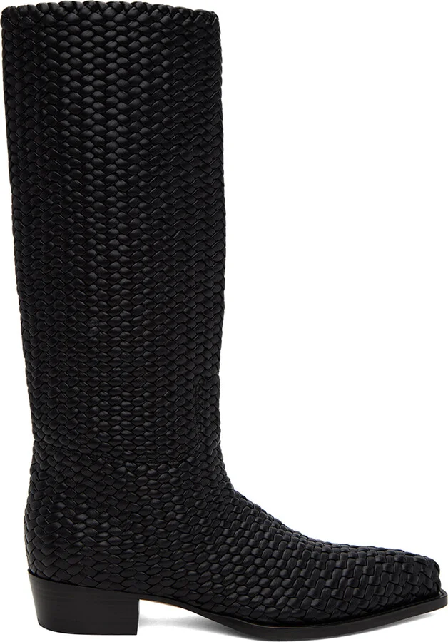 Bottega Veneta Black Ripley Boots