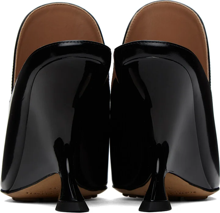 Bottega Veneta Black Rocket Mules - Image 2