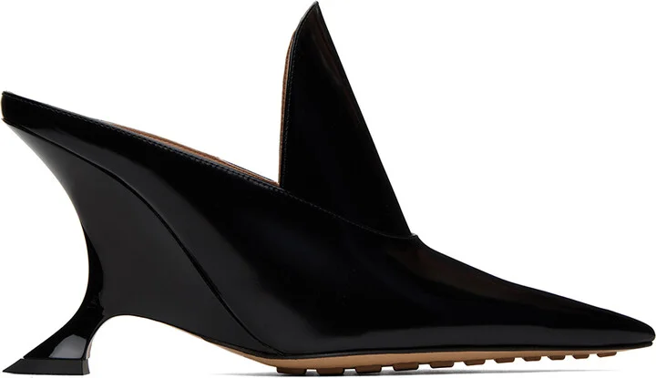 Bottega Veneta Black Rocket Mules