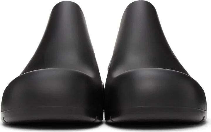 Bottega Veneta Black Rubber Puddle Loafers