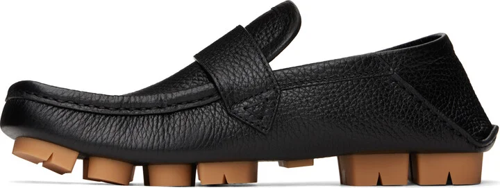 Bottega Veneta Black Shore Loafers - Image 3