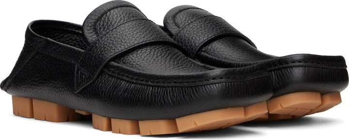 Bottega Veneta Black Shore Loafers - Image 4