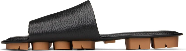Bottega Veneta Black Shore Sandals - Image 3