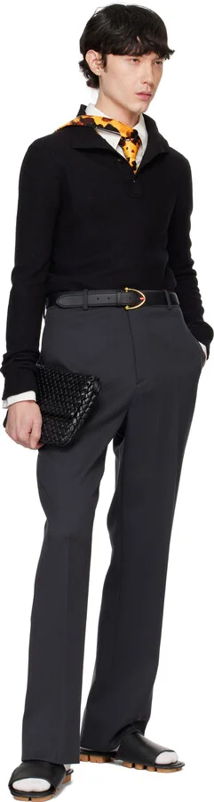 Bottega Veneta Black Shore Sandals - Image 5