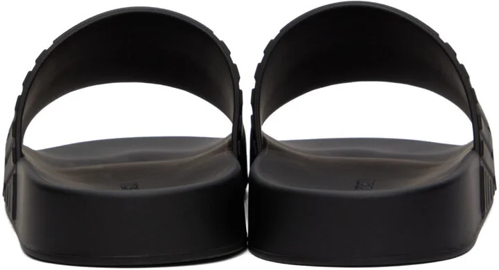 Bottega Veneta Black Slider Sandals - Image 2