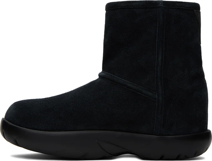 Bottega Veneta Black Snap Ankle Boots - Image 3