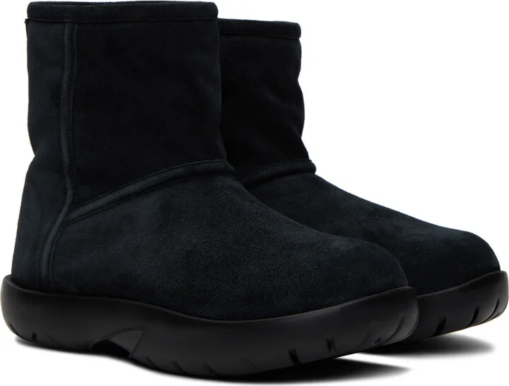 Bottega Veneta Black Snap Ankle Boots - Image 4